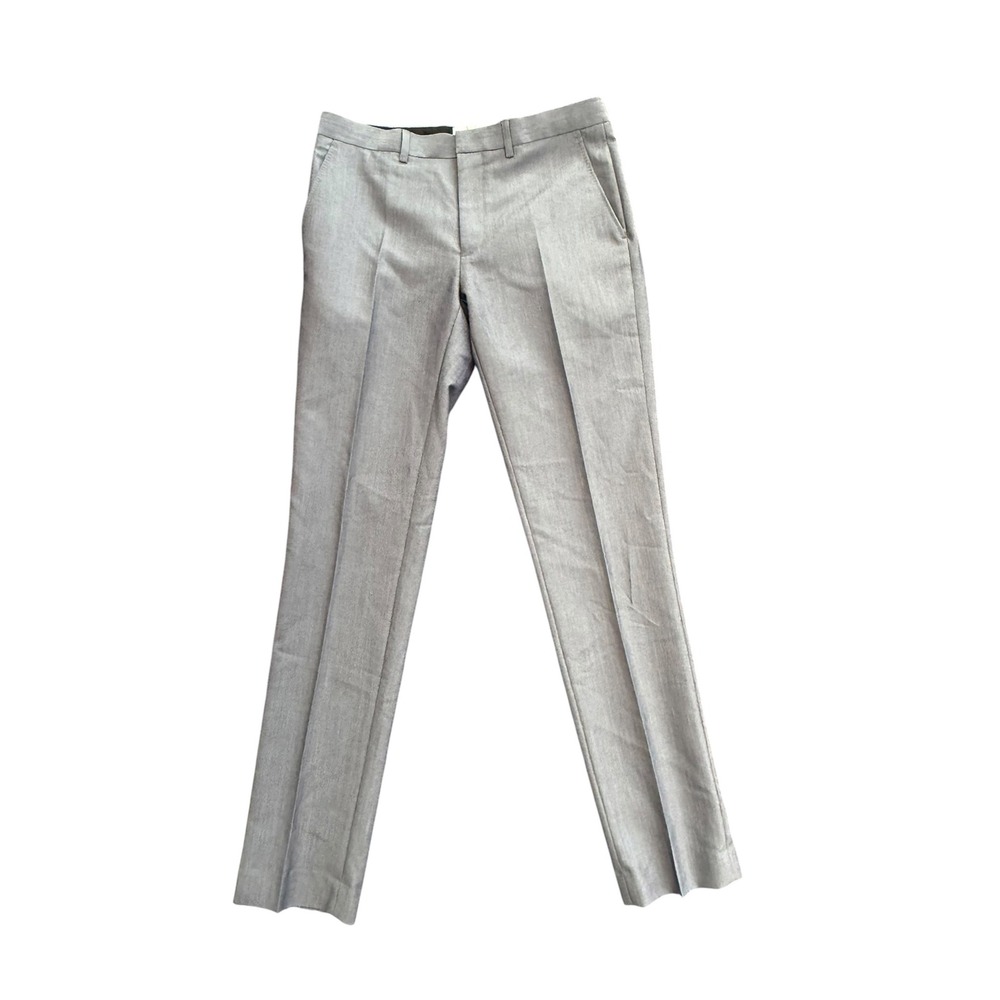 Topman Gray Skinny Dress Pants Mens 32x32 Slim Trousers office travel holiday